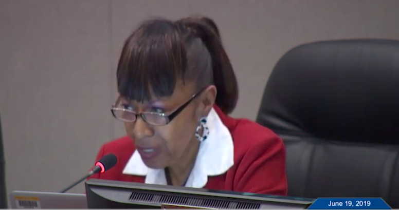 School Board member Lillie Jessie